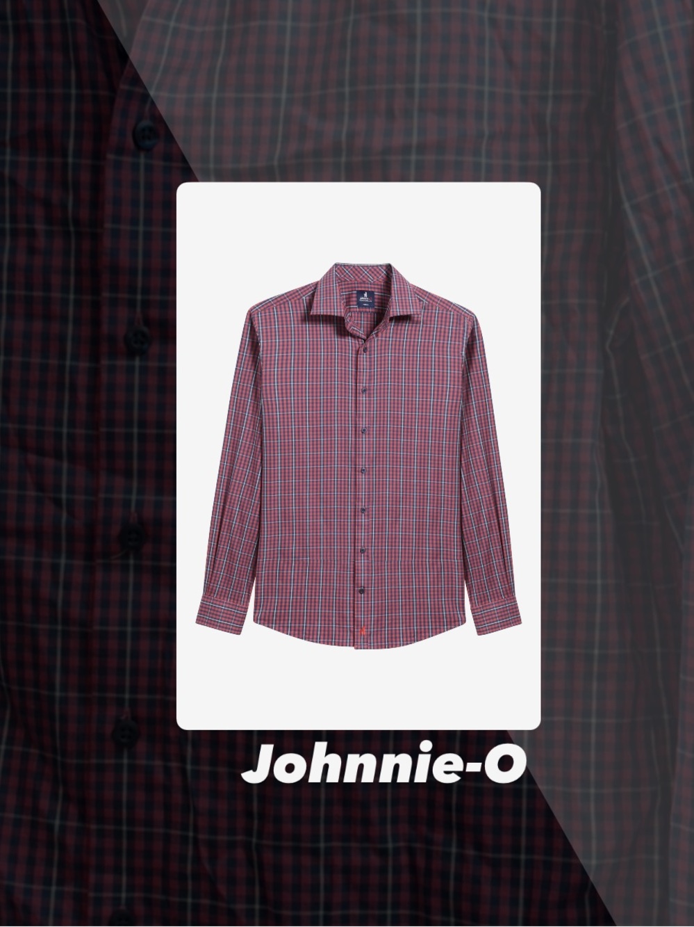 EUC Johnnie-O Kenney Check Button Up Shirt